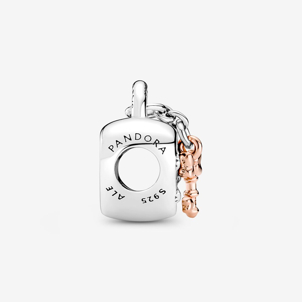 Charm Candado Mickey Y Minnie Mause Disney
