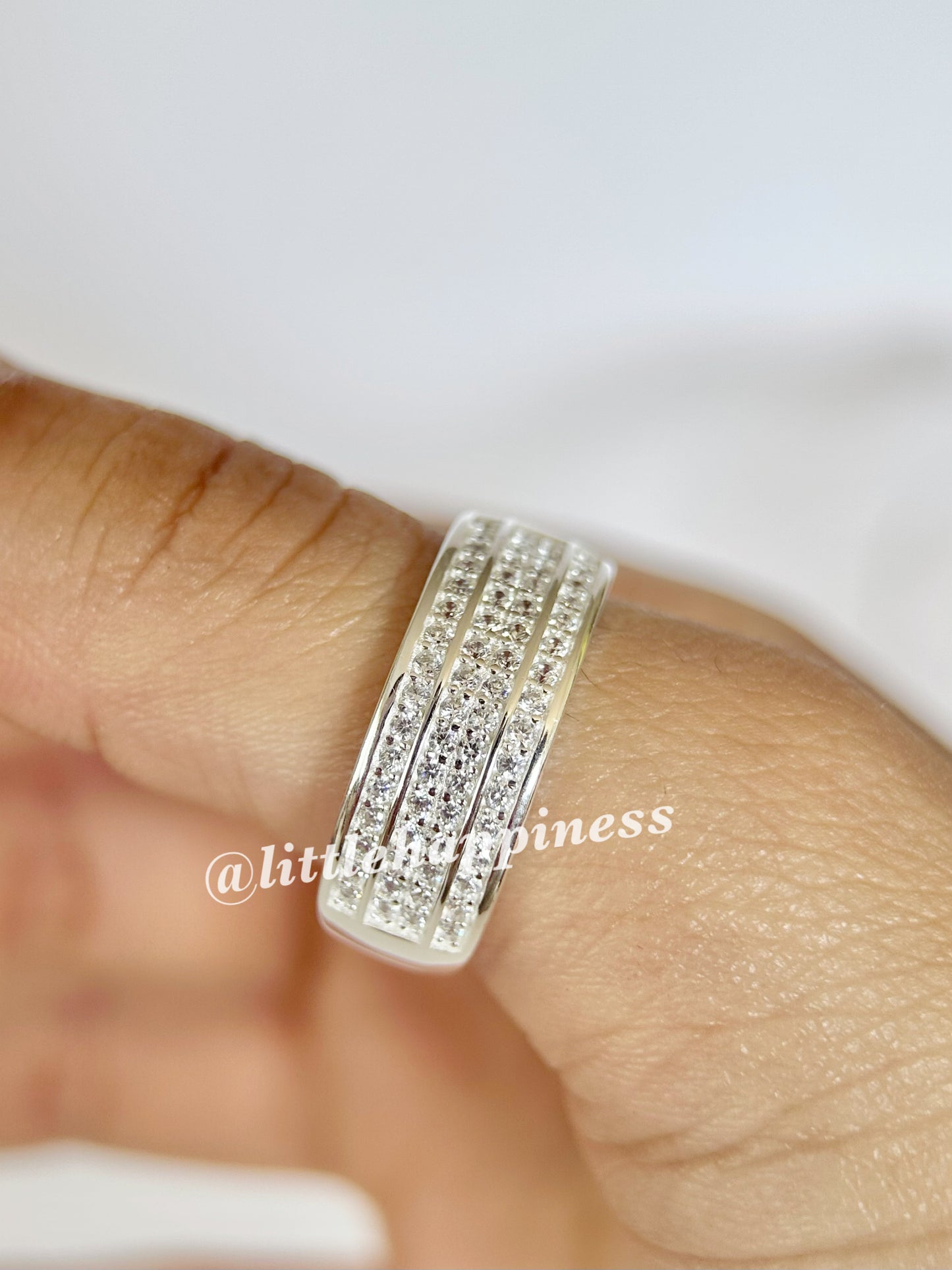 Anillo Brillante Para Hombre