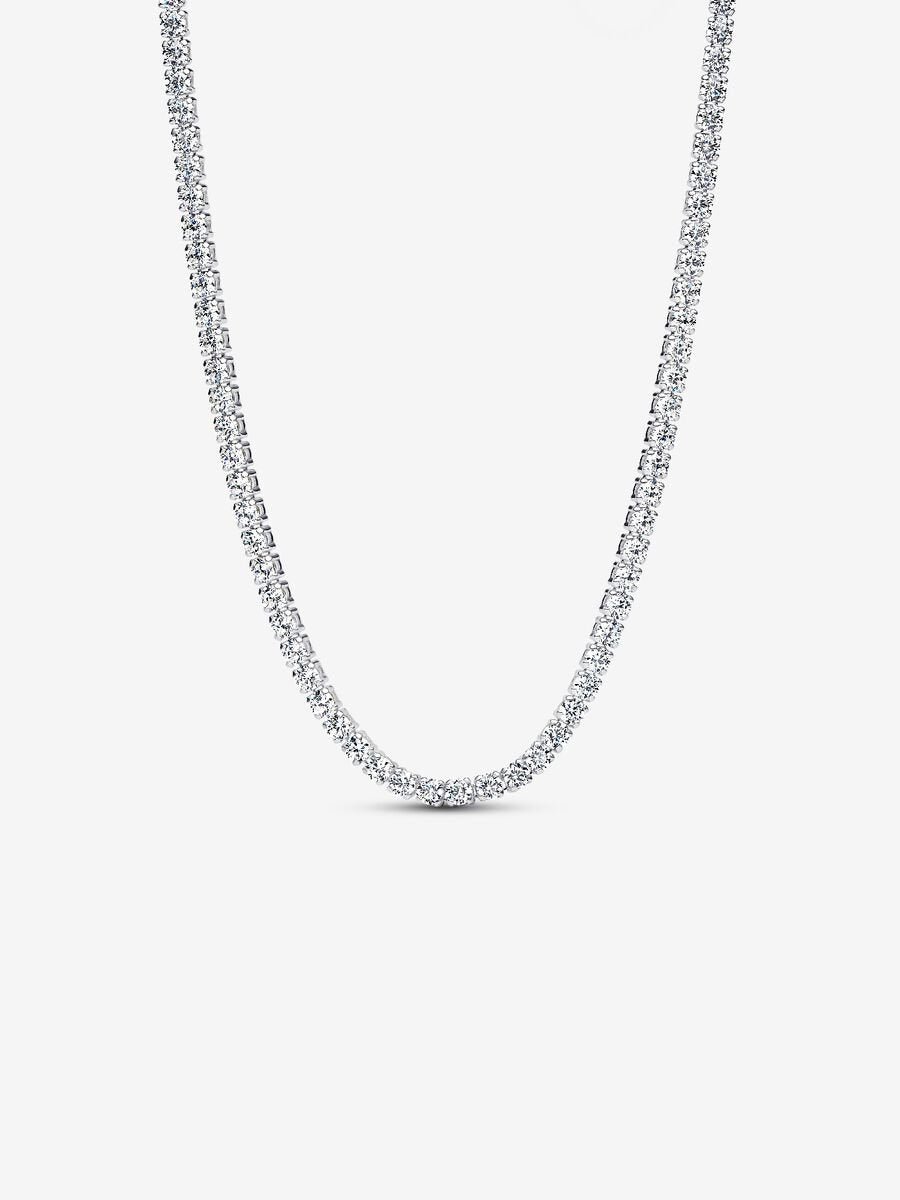 Collar tejido Tenis, Liso