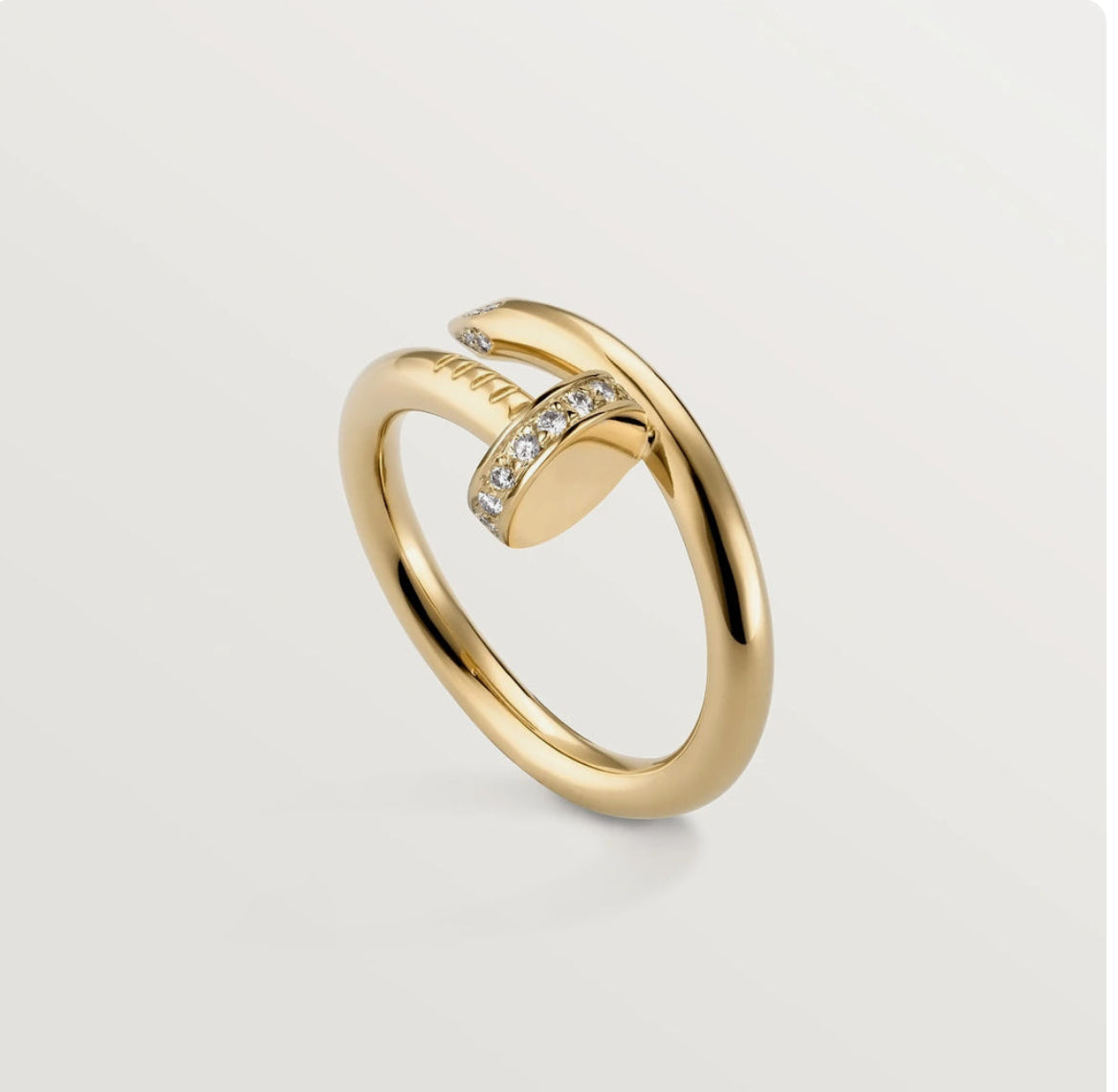 Anillo Clavo Cartier Dorado