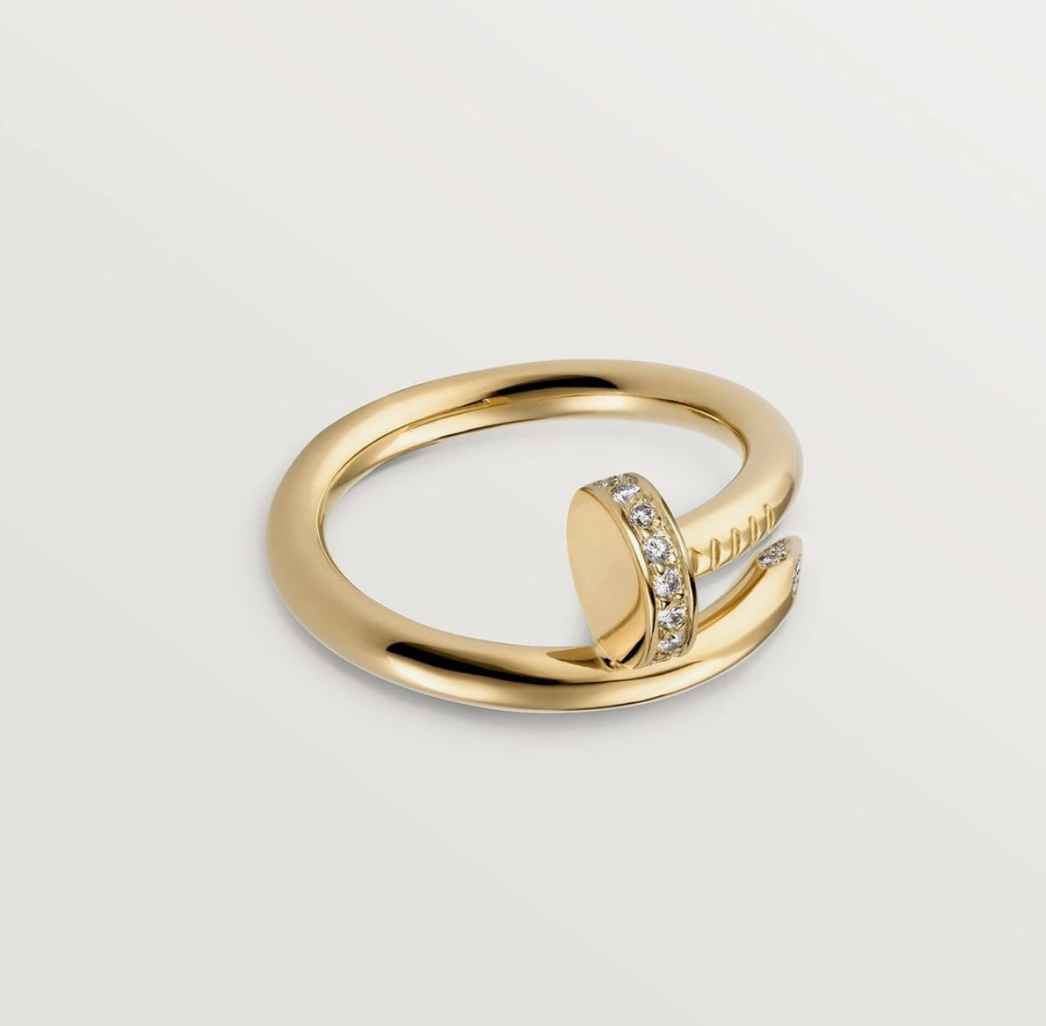 Anillo Clavo Cartier Dorado