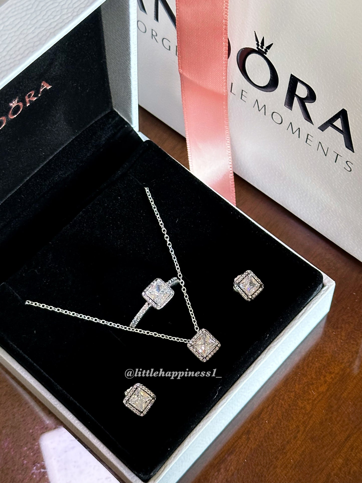 Set Completo Trasparente Halo Brillante