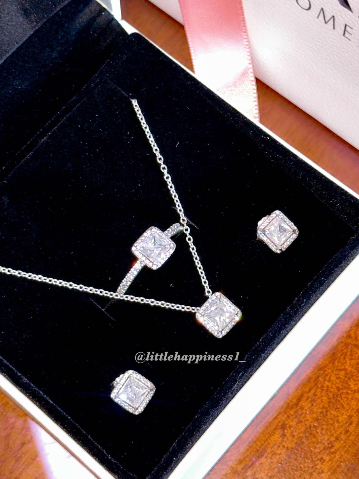 Set Completo Trasparente Halo Brillante