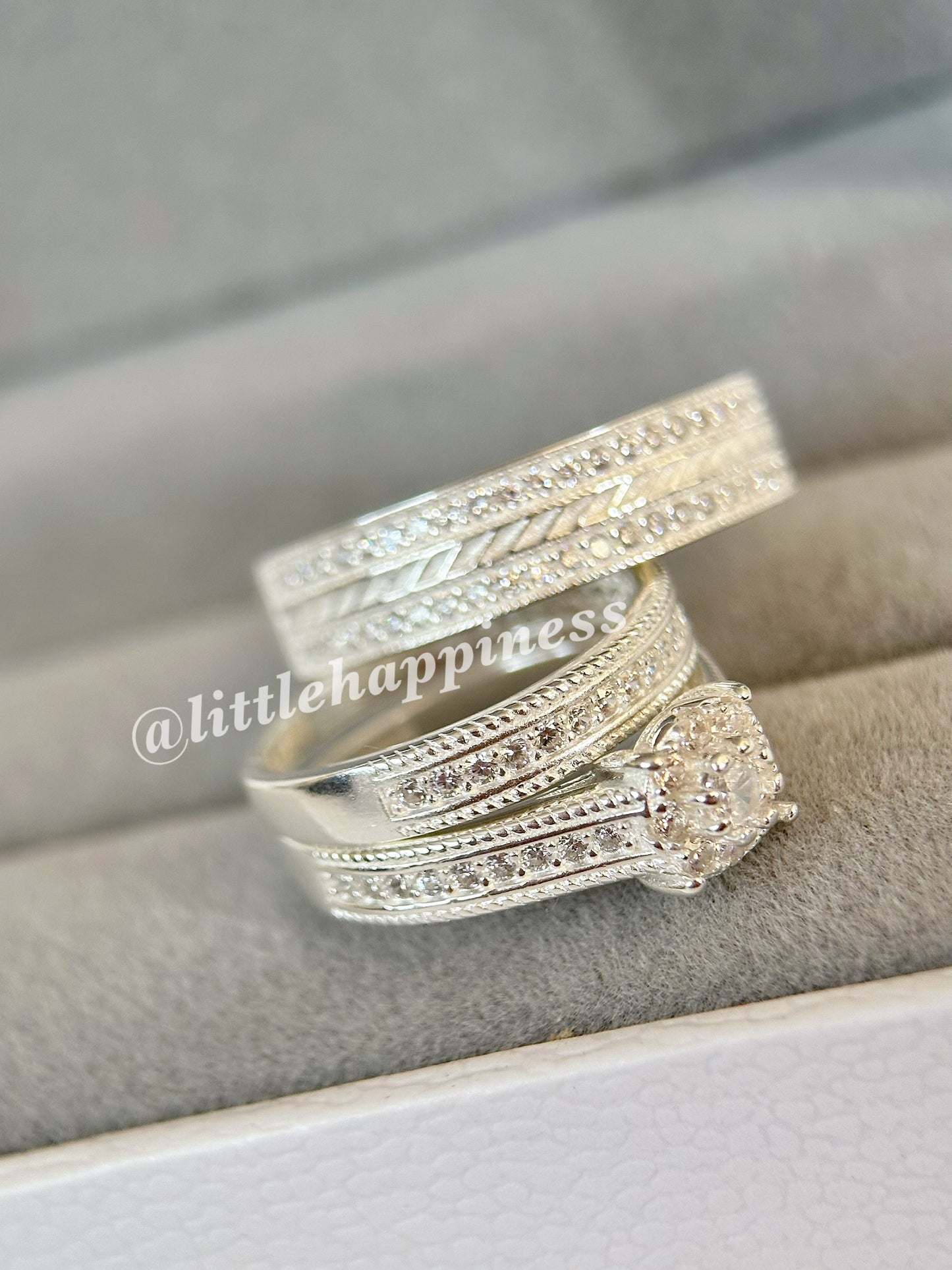 Anillos Trío de Boda