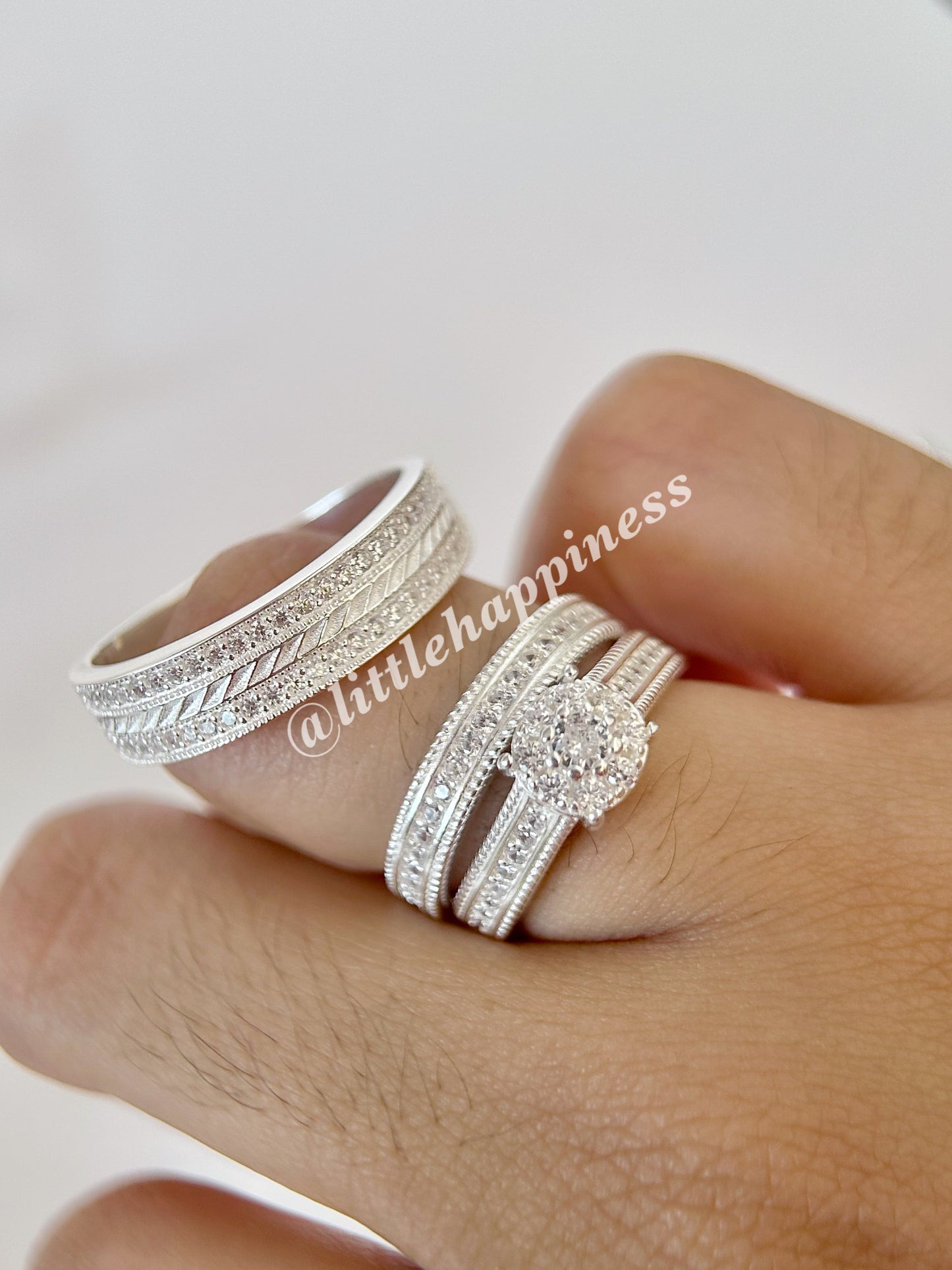 Anillos Trío de Boda