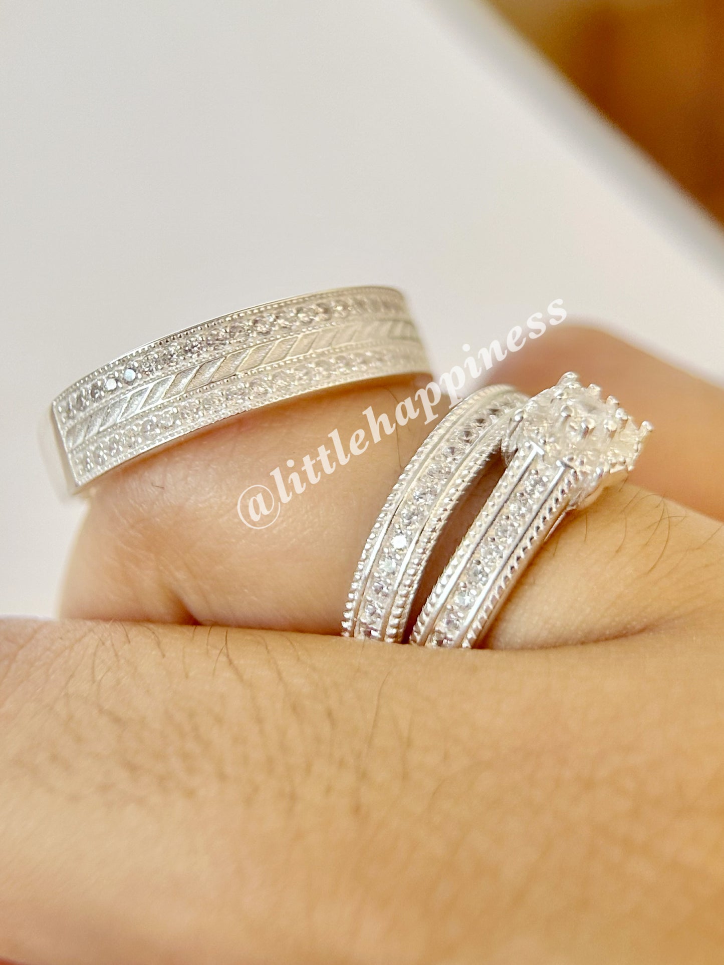 Anillos Trío de Boda