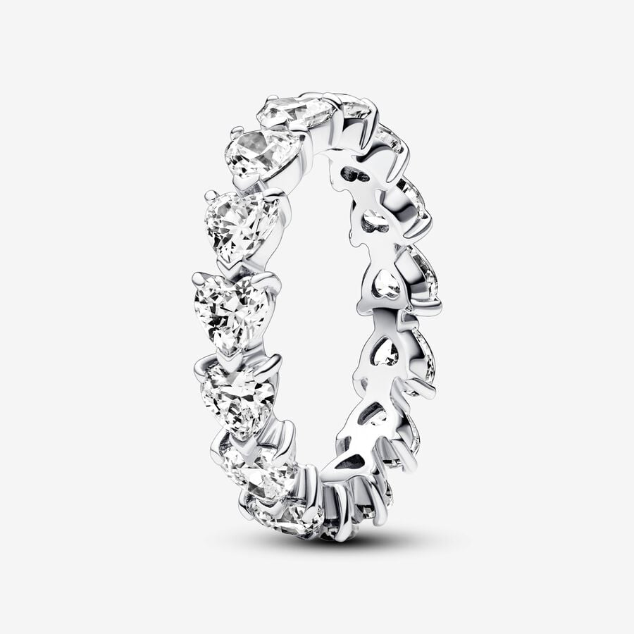 Anillo Alianza de Corazones Transparentes