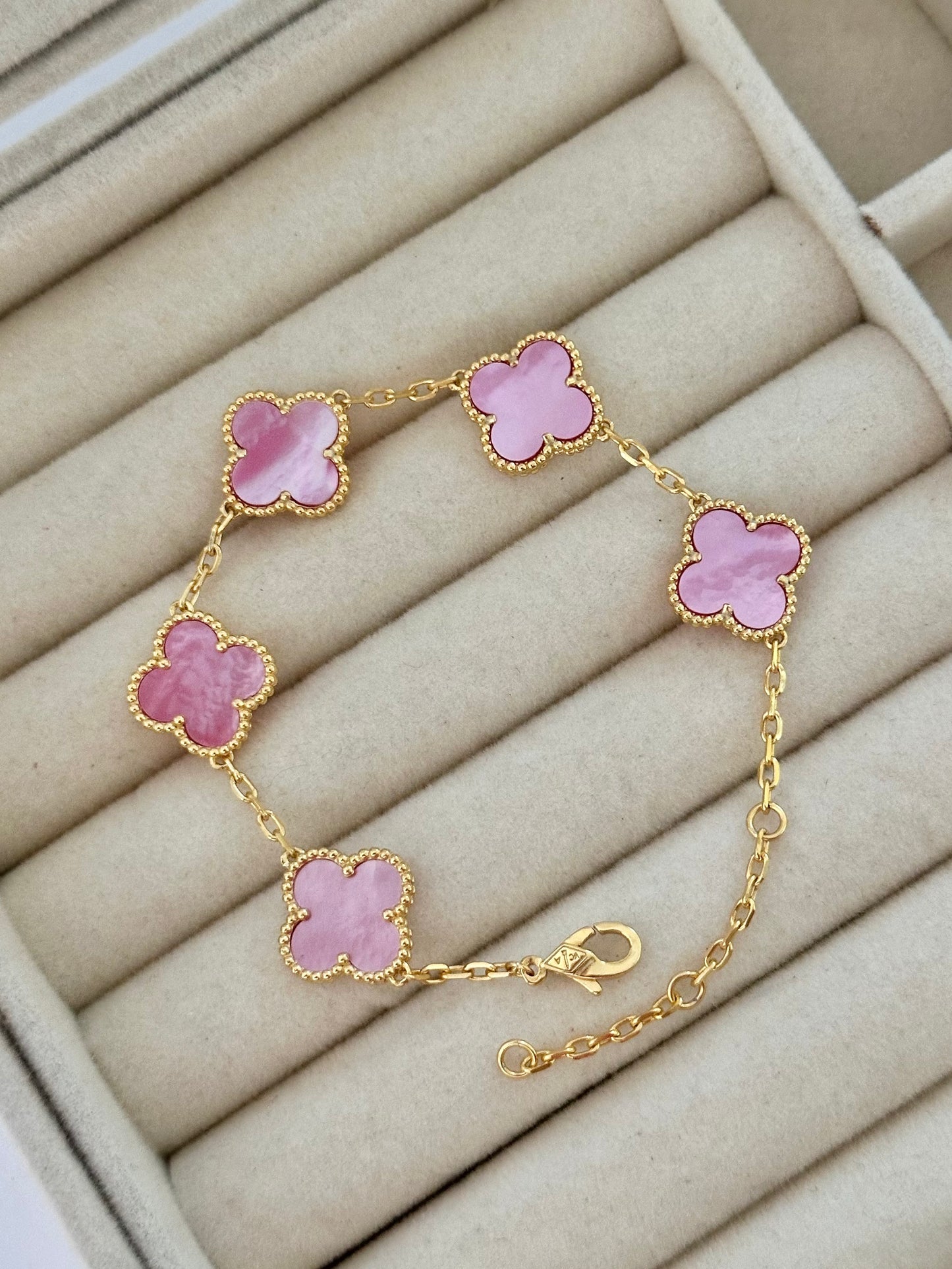 Pulsera Tréboles Rosa