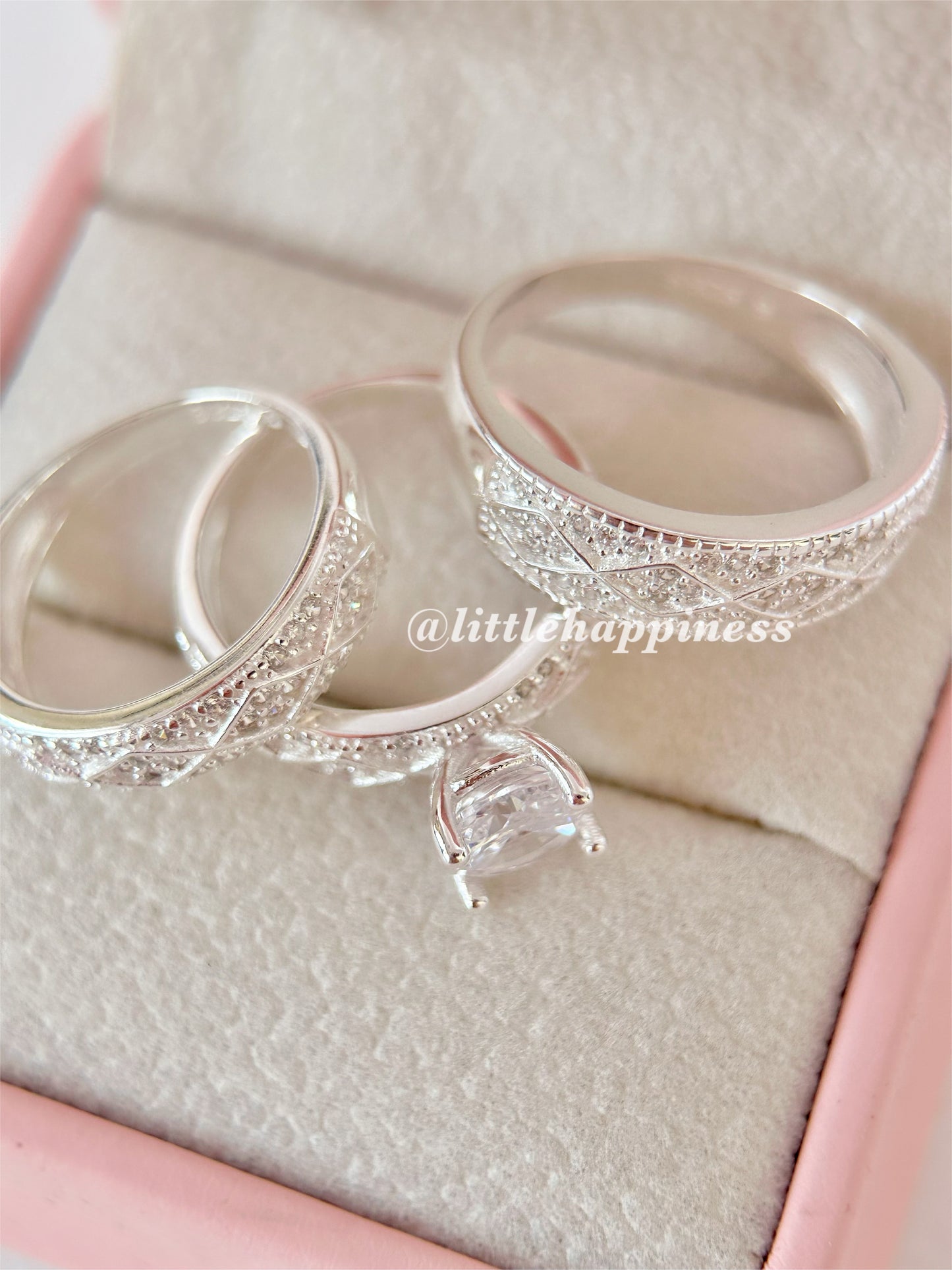 Anillos Trío de Boda