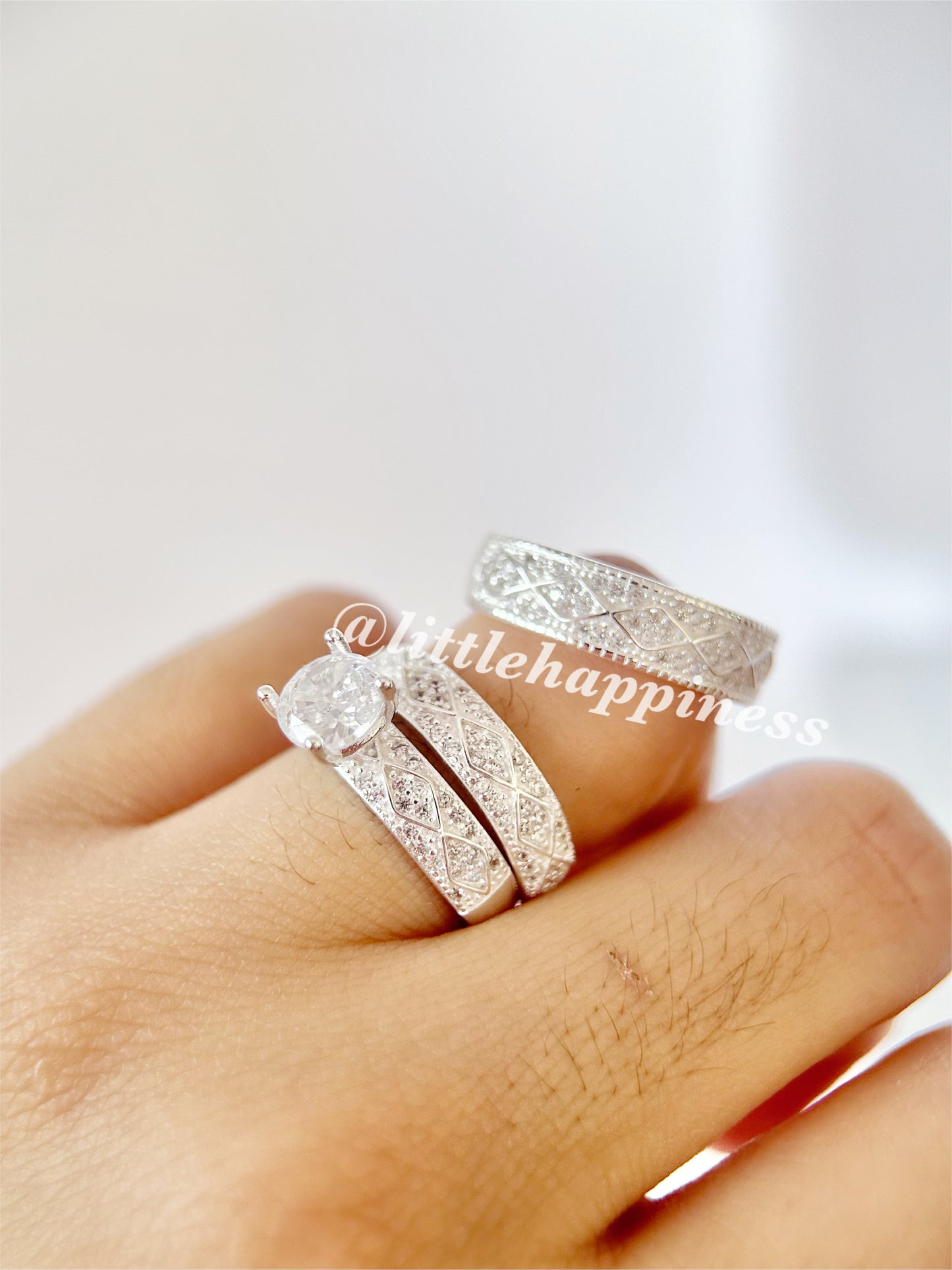 Anillos Trío de Boda