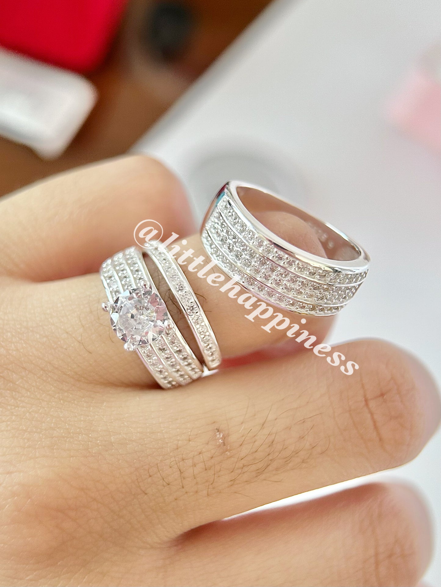 Anillos Trío de Boda