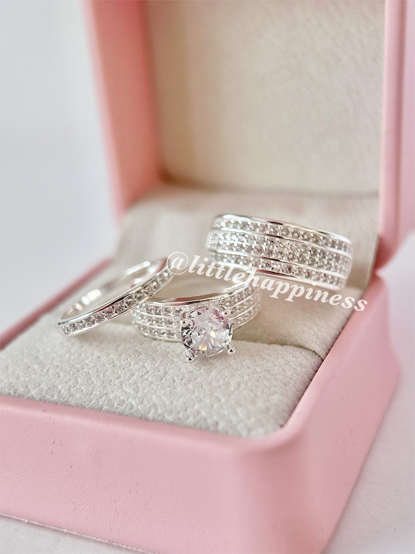 Anillos Trío de Boda
