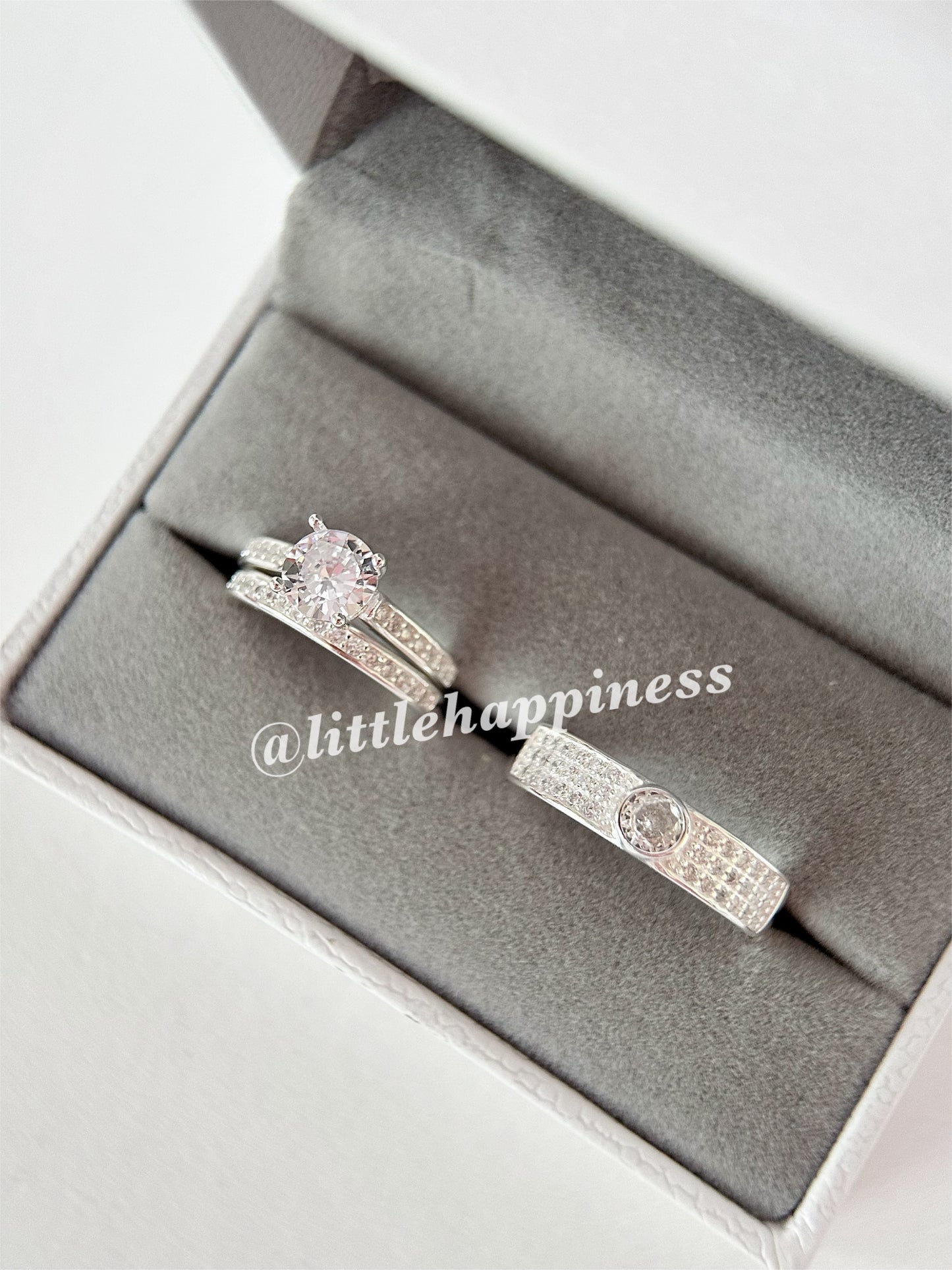 Anillos Trio de Boda