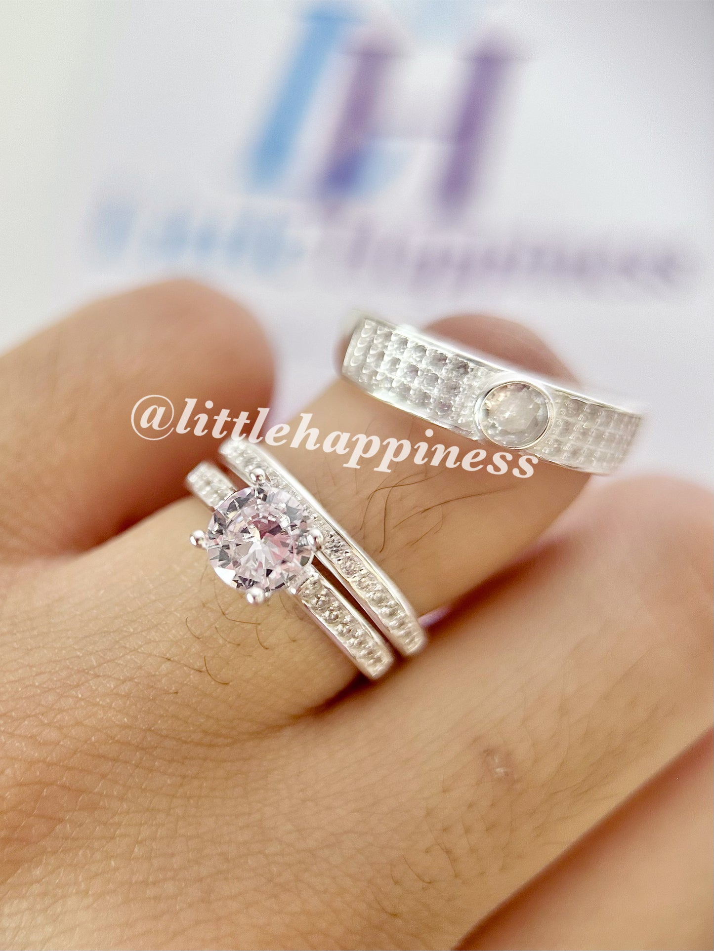 Anillos Trio de Boda