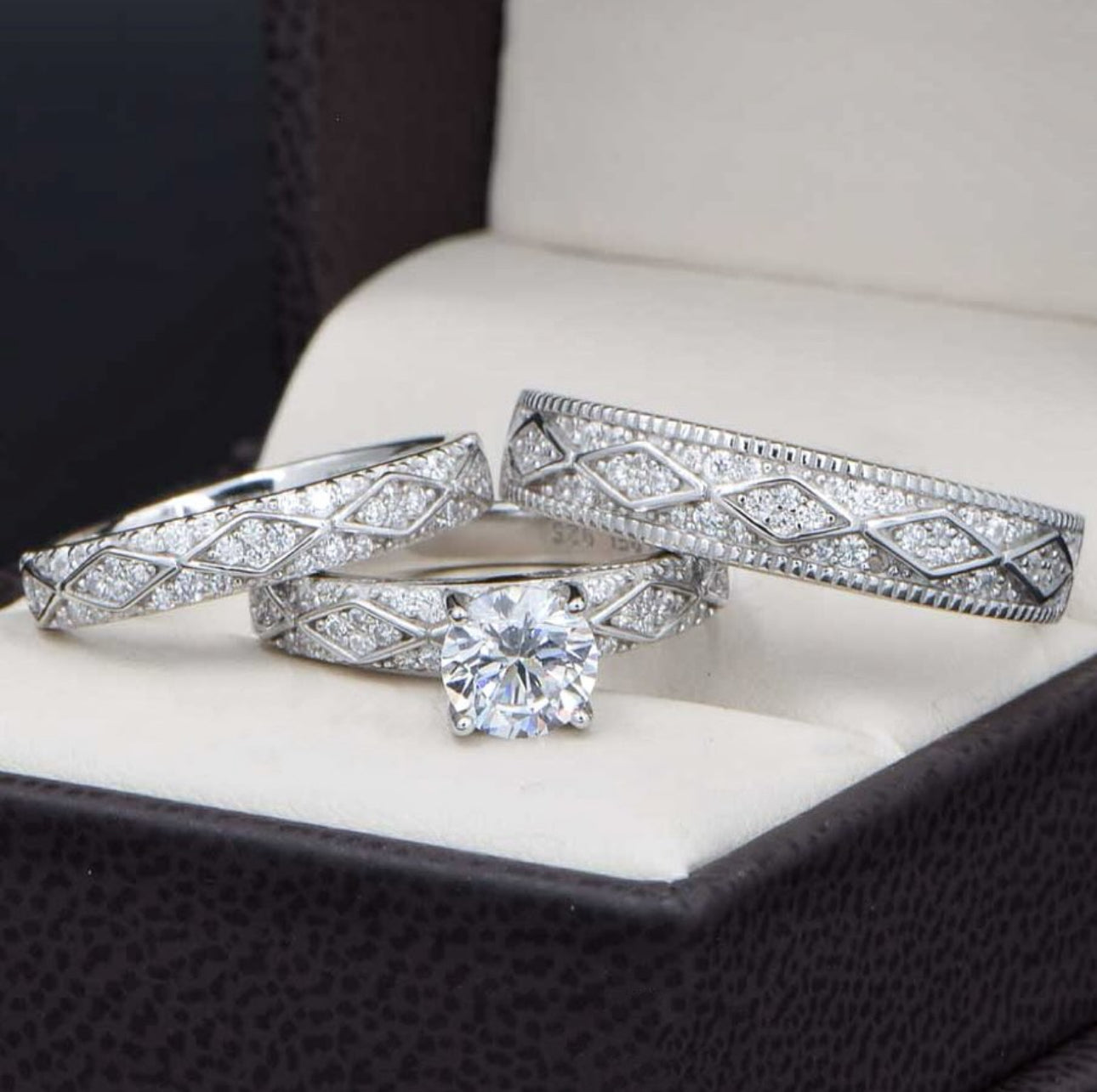 Anillos Trío de Boda