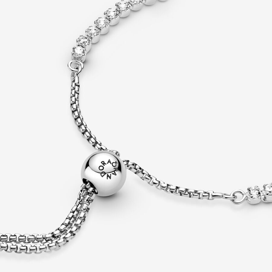 Pulsera Tenis Brillante Ajustable