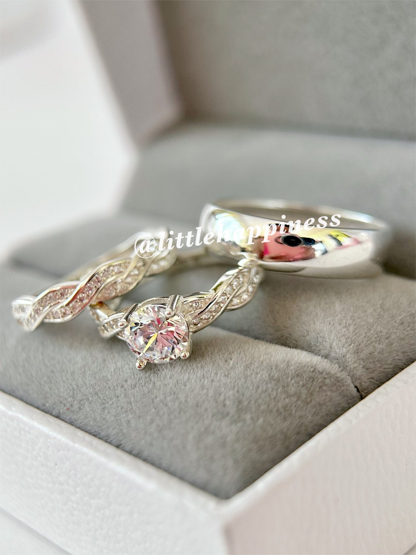 Anillos Trío de Boda