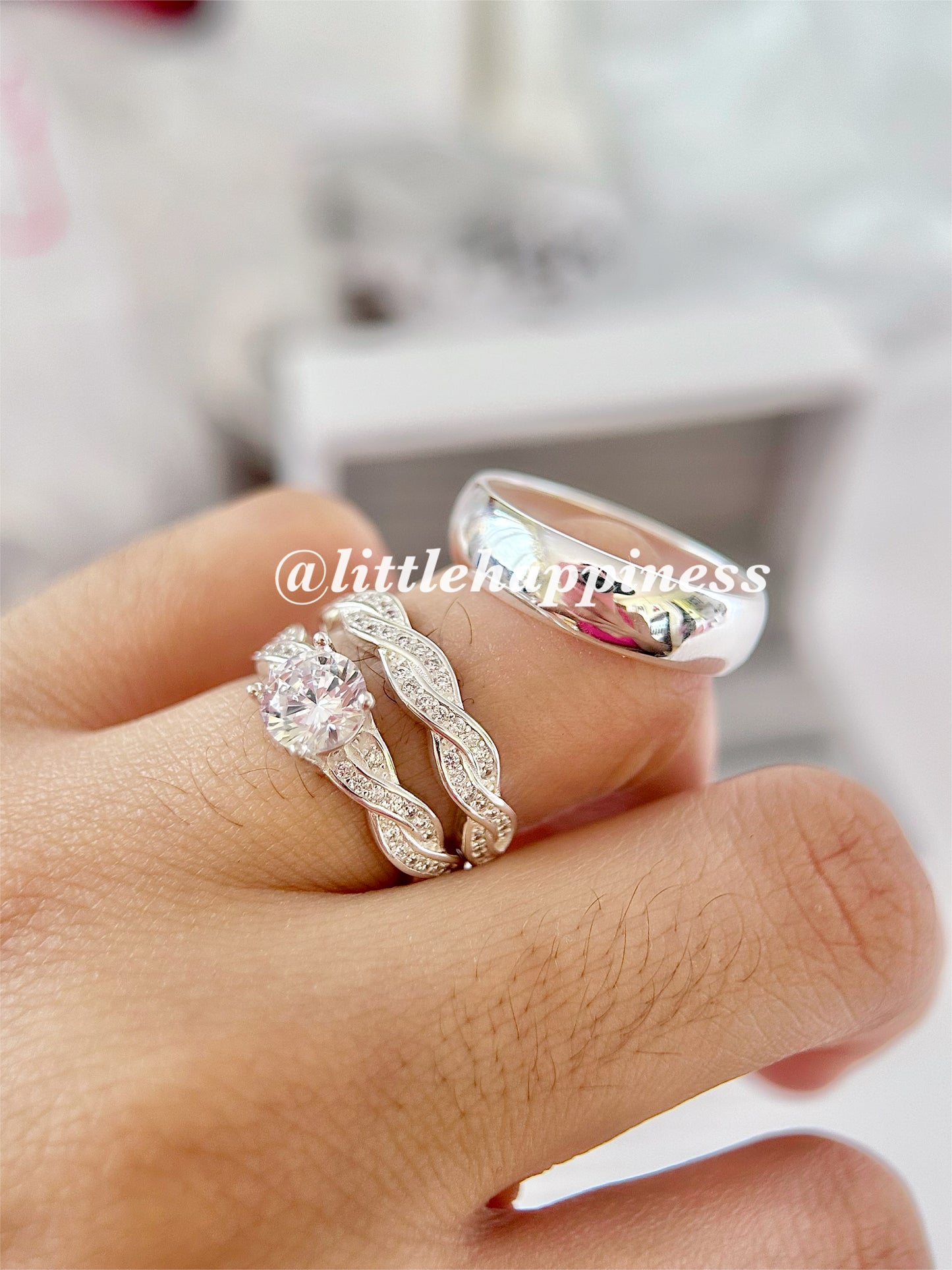 Anillos Trío de Boda