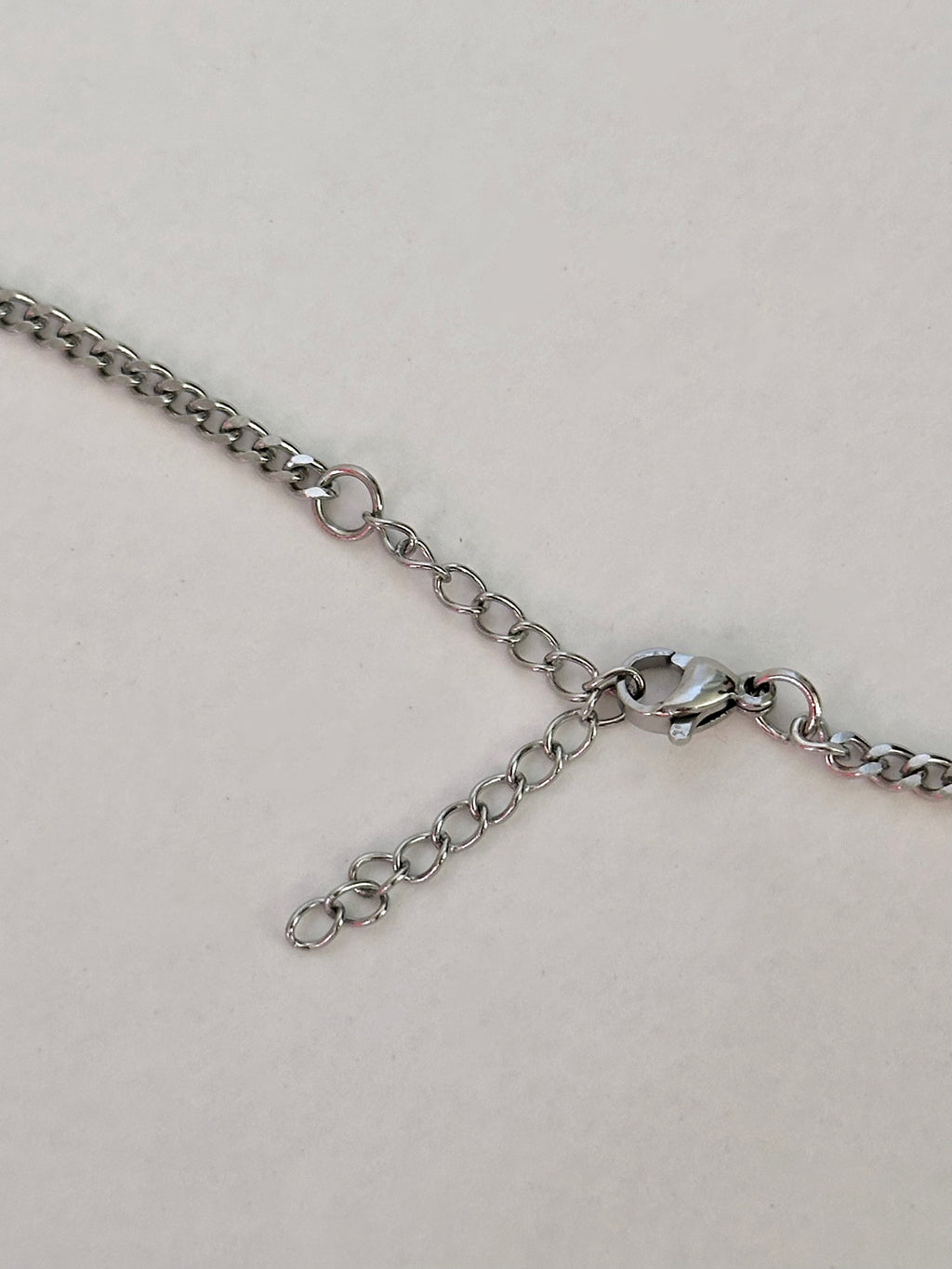 Collar con Placa Grabable, Acero Inoxidable
