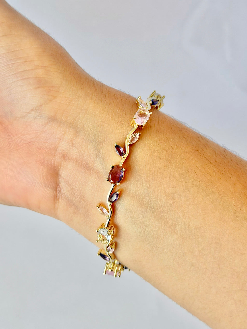 Pulsera Tulipanes Dorada