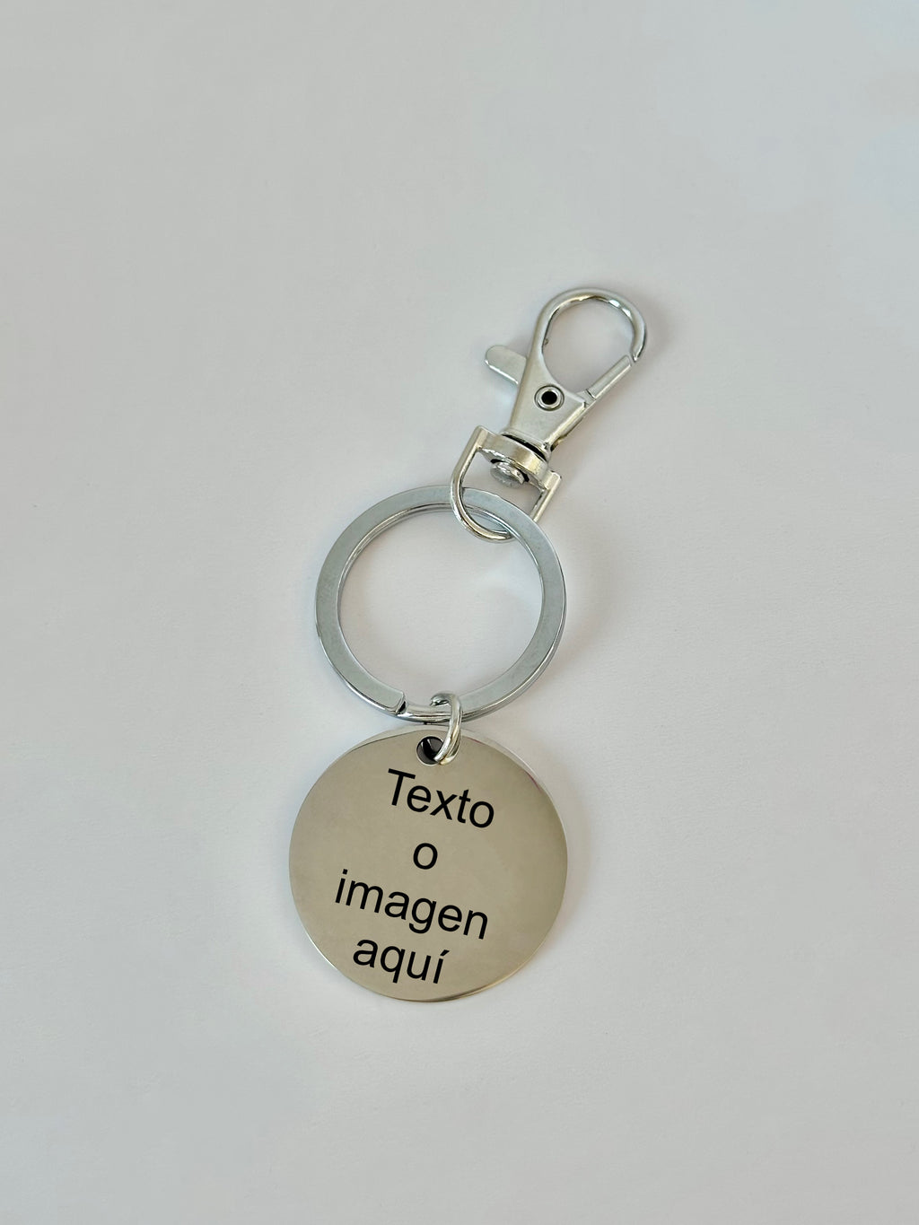 Llavero Grabable Personalizado, Acero Inoxidable