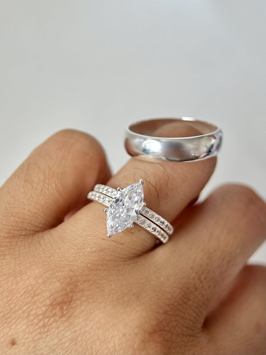 Trío Anillos De Boda