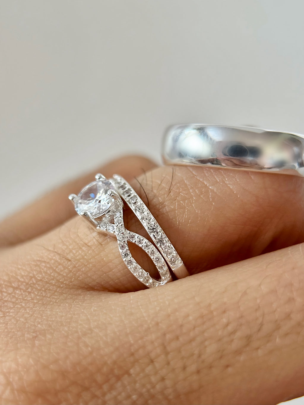 Anillos Trío De Boda