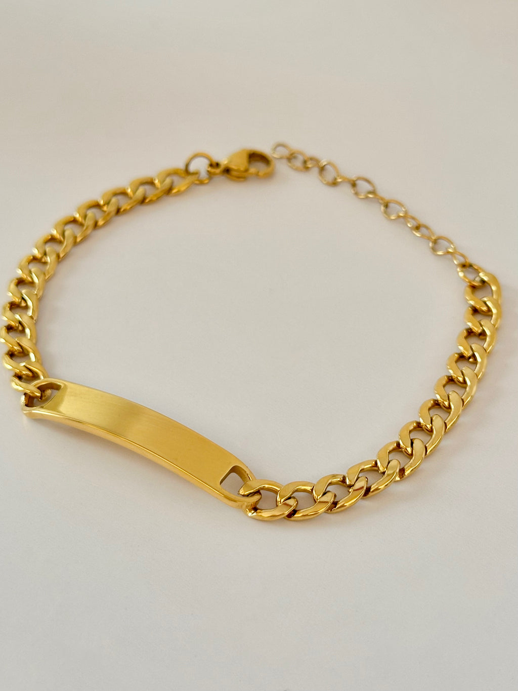 Guillo con Placa Grabable, Acero Inoxidable