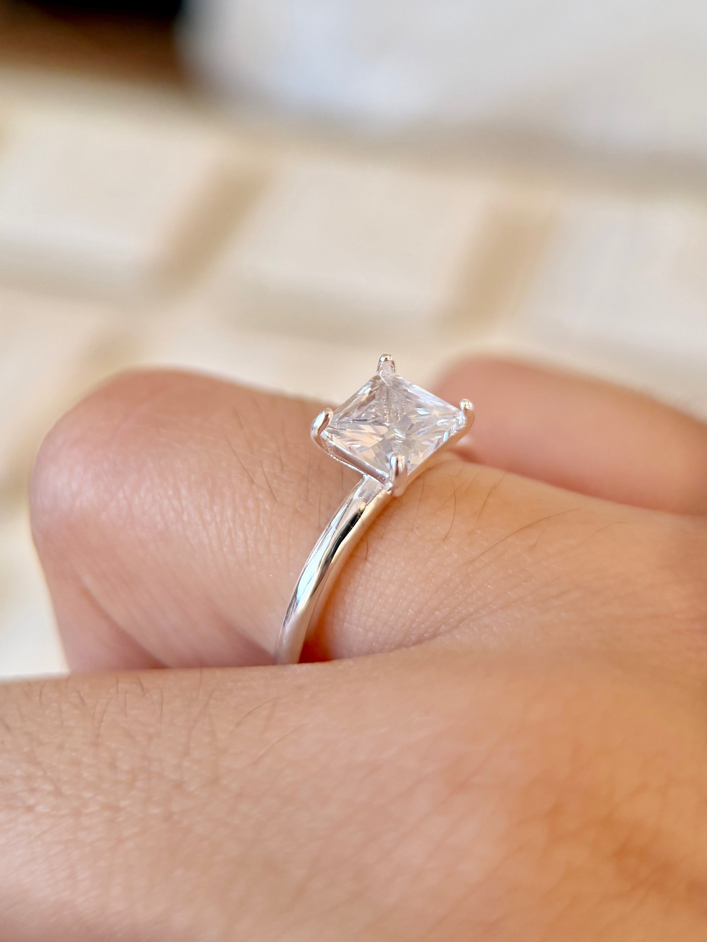 Anillo compromiso Corte Princesa