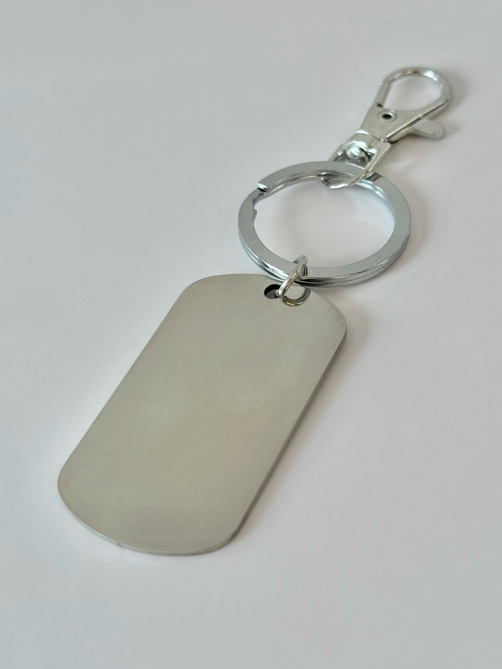 Llavero Grabable Personalizado, Acero Inoxidable