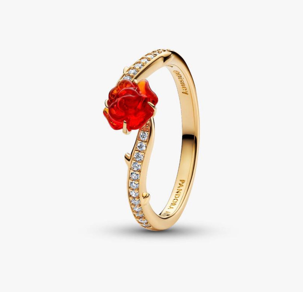 Anillo Rosa Encantada de La Bella y la Bestia de Disney