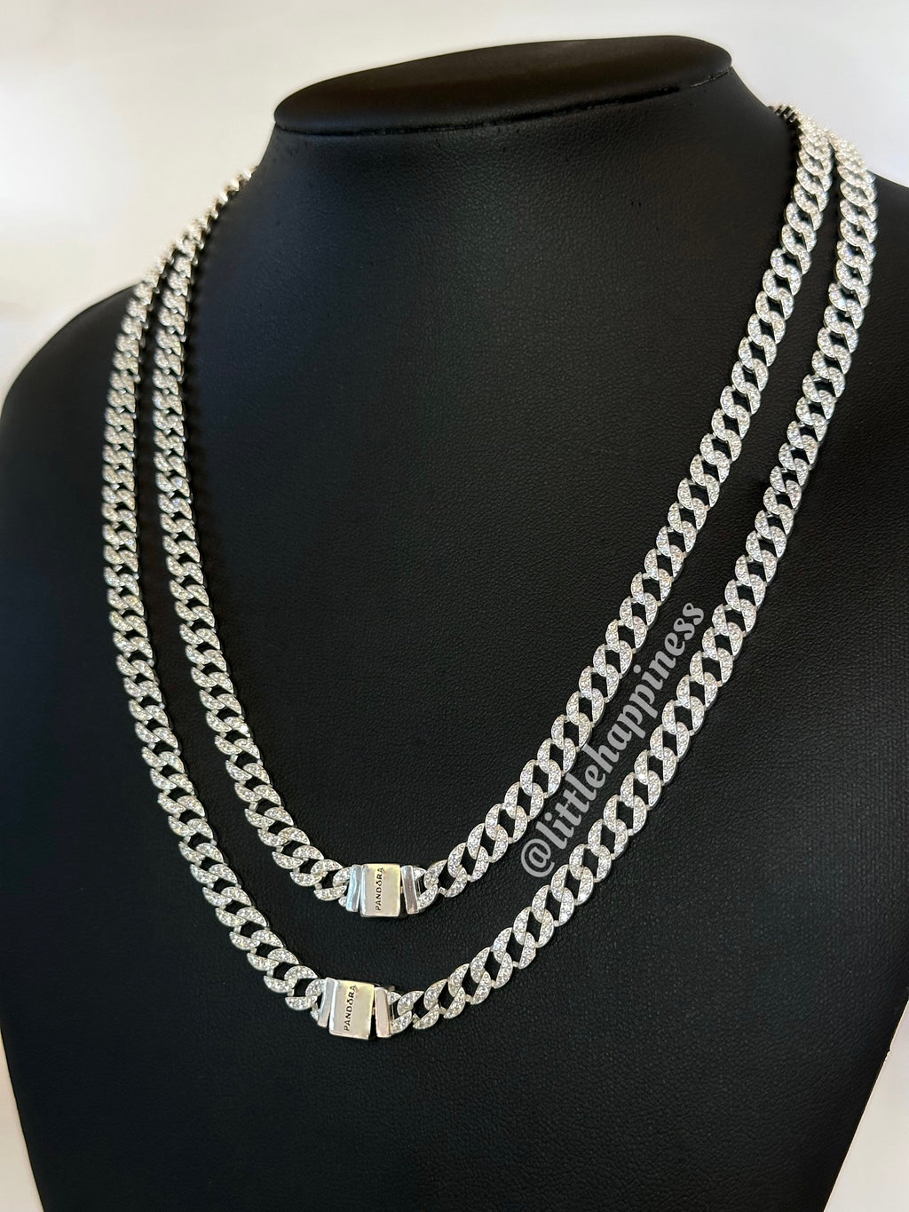 Cadena cubana tipo Choker