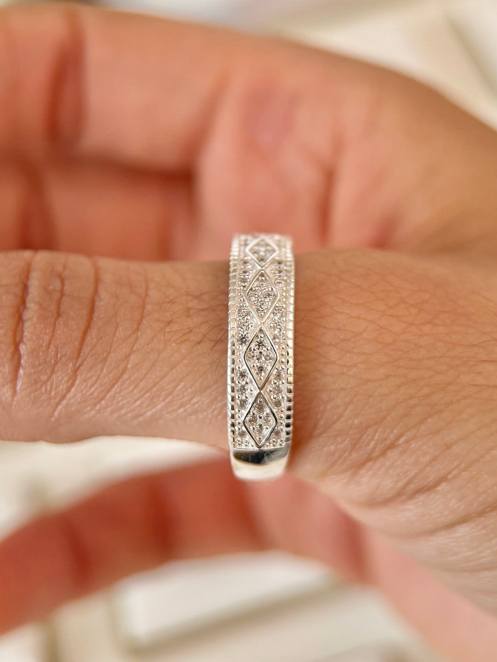 Anillo Brillante Para Hombre