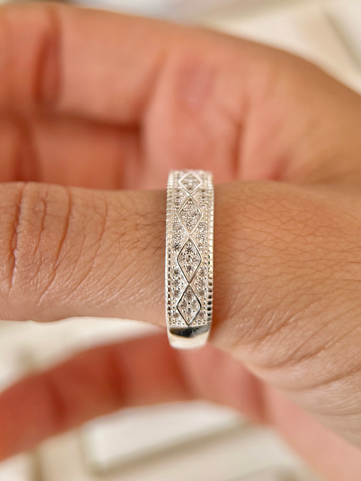 Anillo Brillante Para Hombre