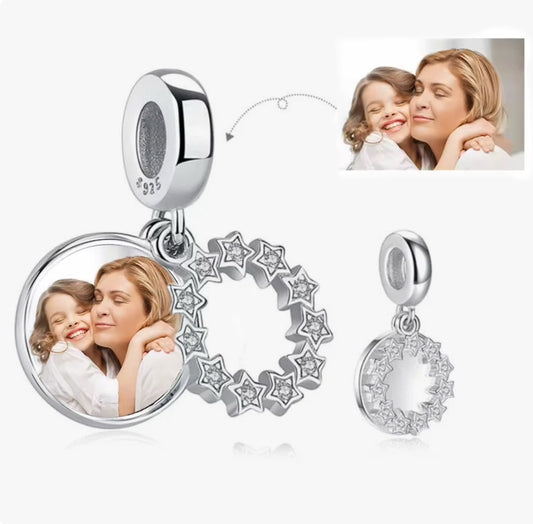 Charm personalizado Colgante con Estrellas