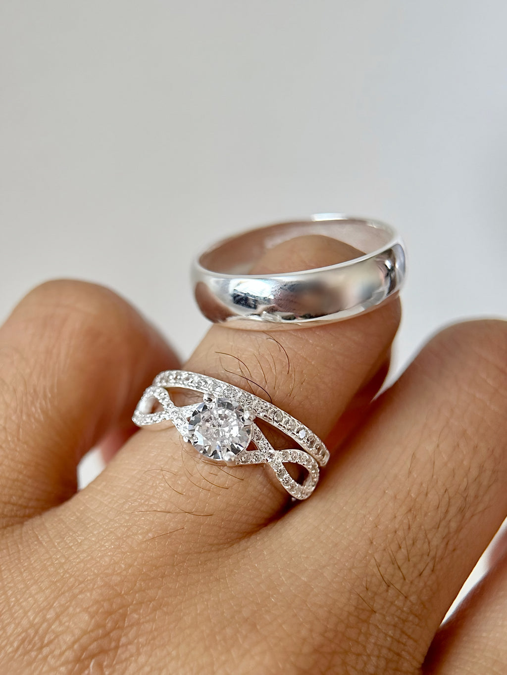 Anillos Trío De Boda