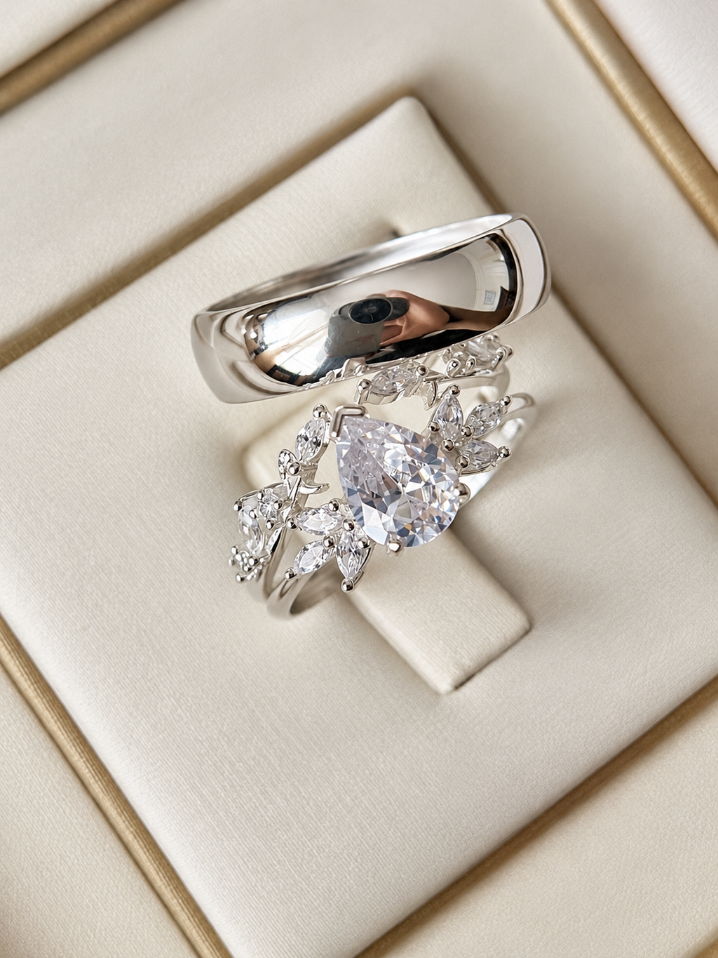 Anillos Trio de Boda