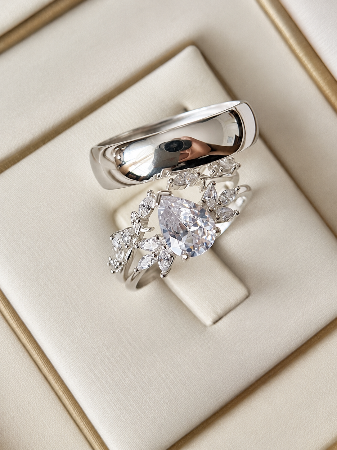 Anillos Trio de Boda