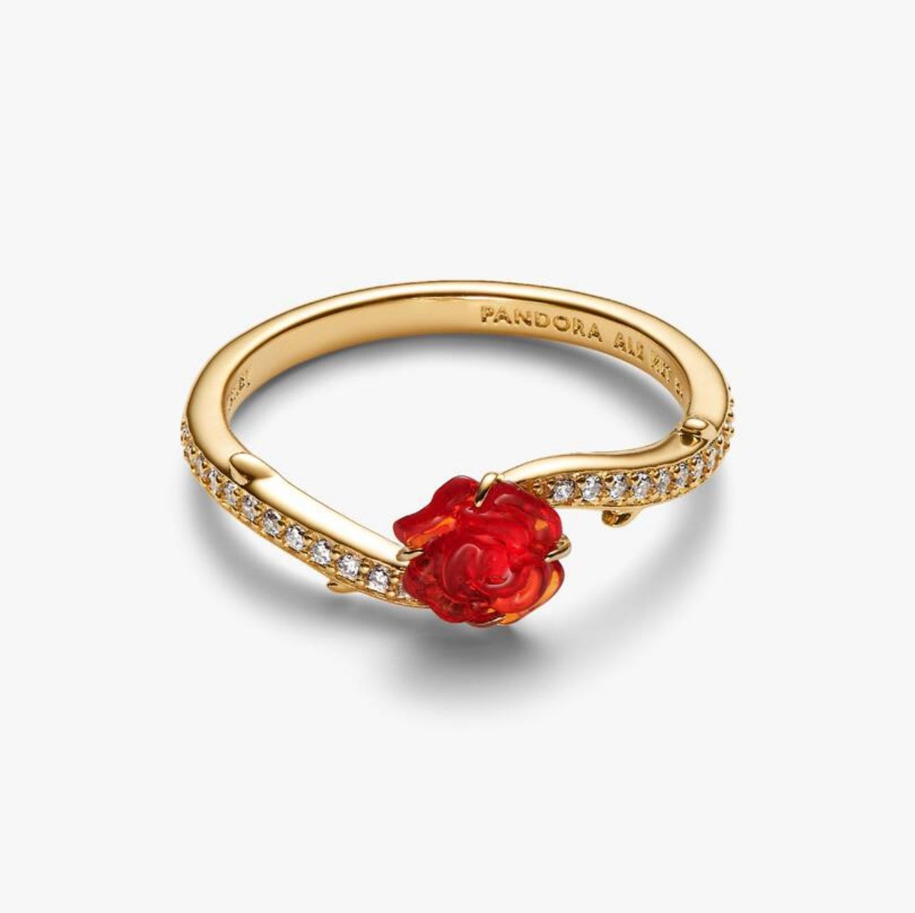 Anillo Rosa Encantada de La Bella y la Bestia de Disney