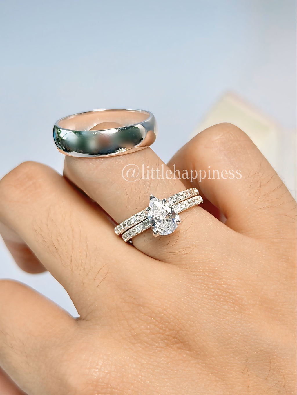 Anillos Trío De Boda