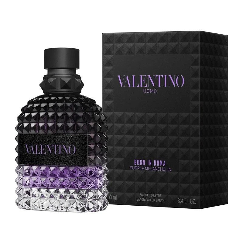Valentino Uomo Born In Roma Purple Melancholia EDT Spray 3.4 oz