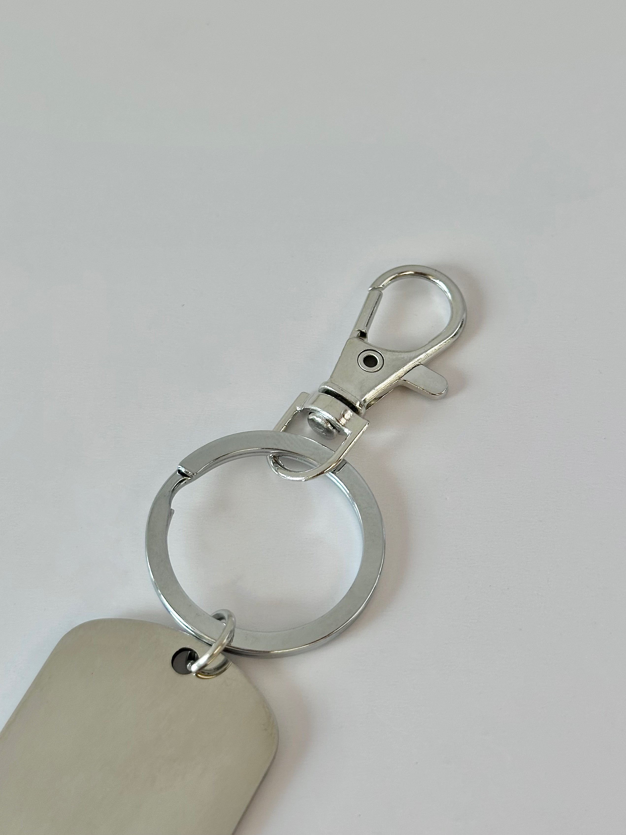 Llavero Grabable Personalizado, Acero Inoxidable
