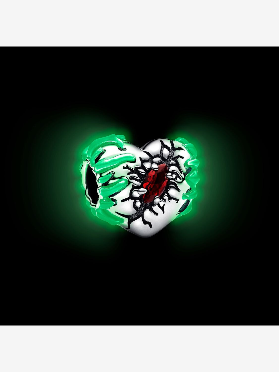 Charm Corazón que Brilla en la oscuridad Stranger Things