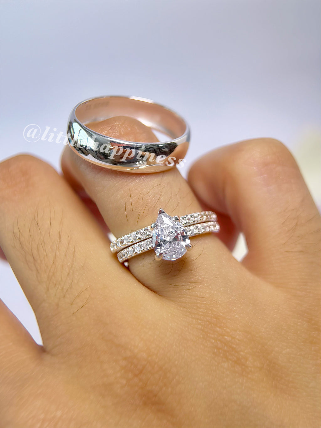 Anillos Trío De Boda