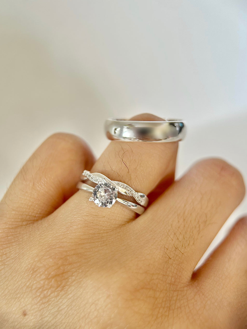 Anillos Trío De Boda