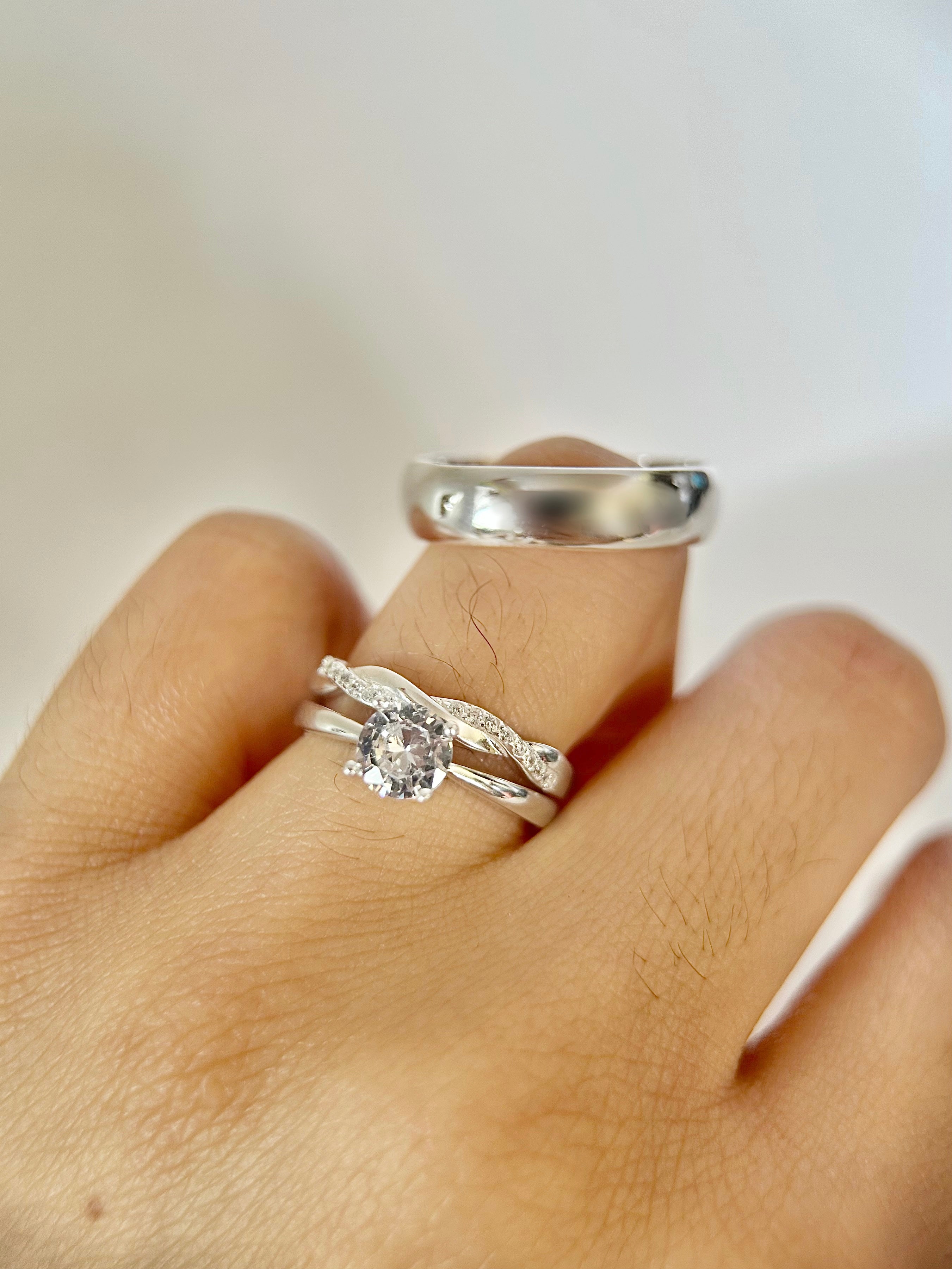 Anillos Trío De Boda