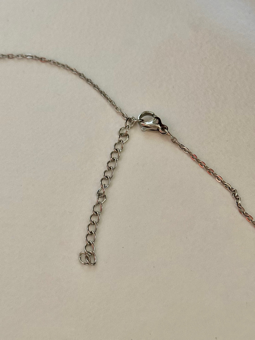 Dúo Collares Corazón compartido Plateado, Acero Inoxidable