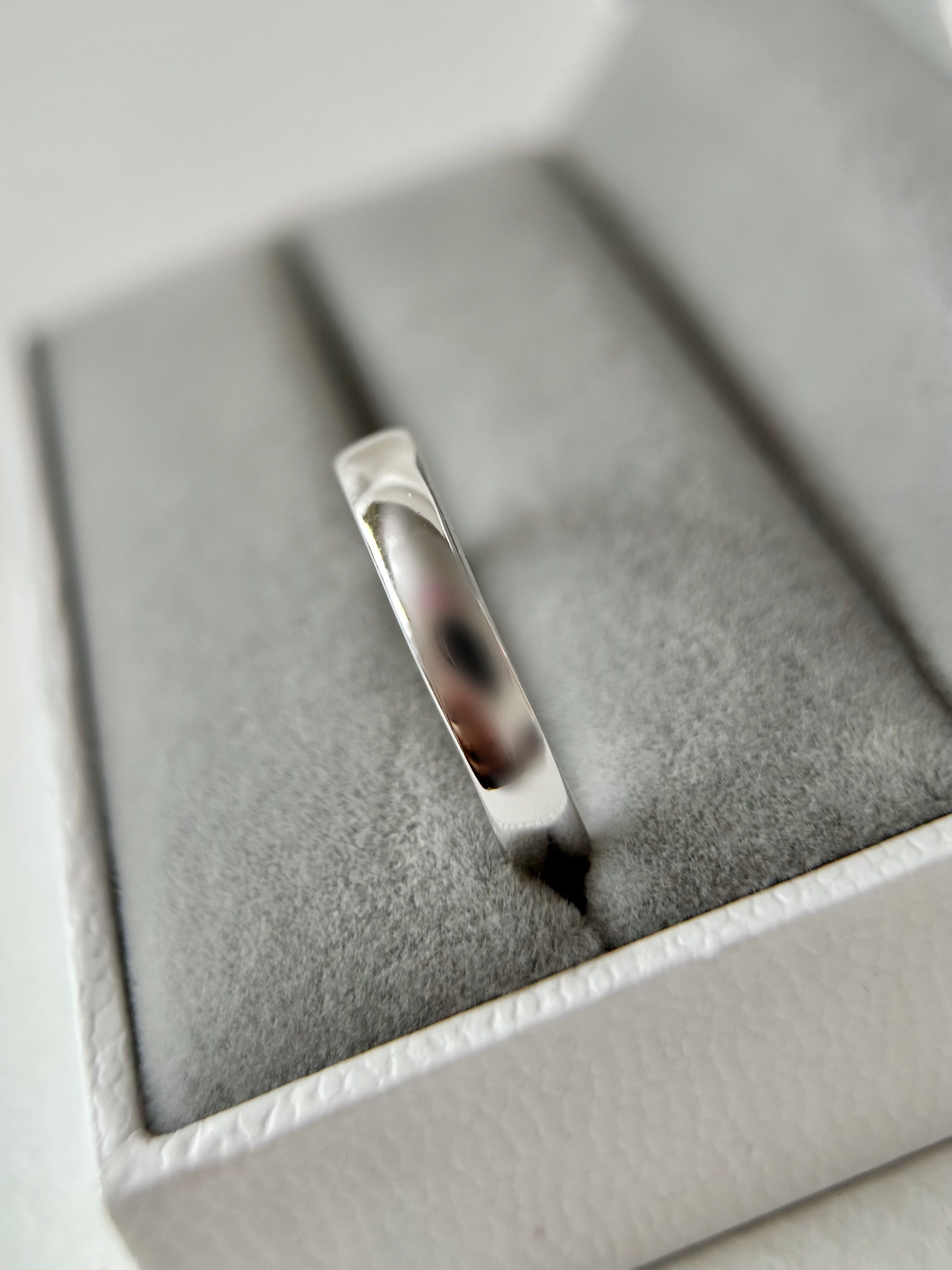 Anillo Hombre Aro Liso Fino