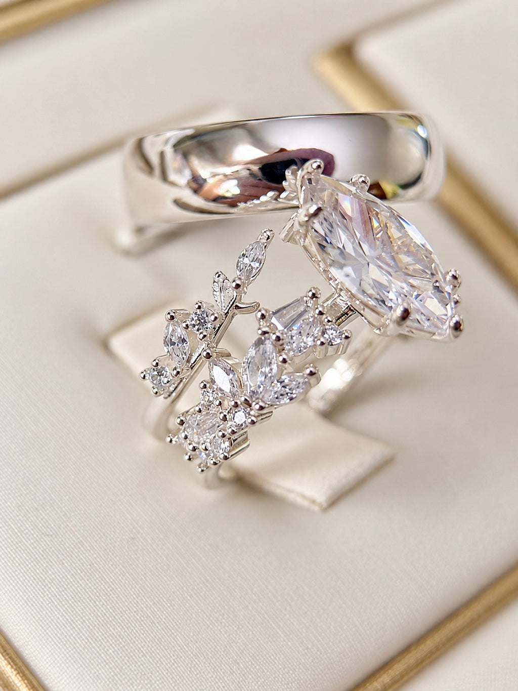 Anillos Trío de Boda