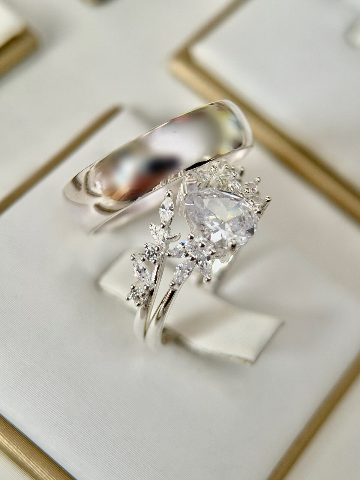 Anillos Trio de Boda